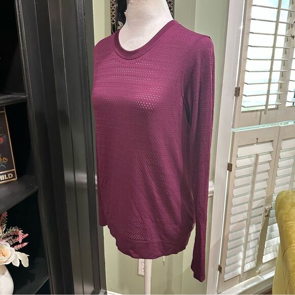Lululemon Swiftly Tech Long Sleeve Crew – Dark Berry Purple – Size 8 - Picture 9 of 9